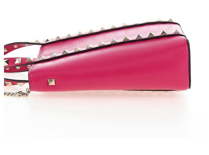 Borsa VALENTINO in pelle 2way Rosa Tonalità Oro Auth ki6698V - vista 3