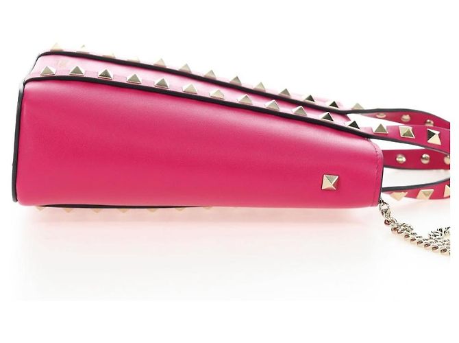 Borsa VALENTINO in pelle 2way Rosa Tonalità Oro Auth ki6698V - vista 4