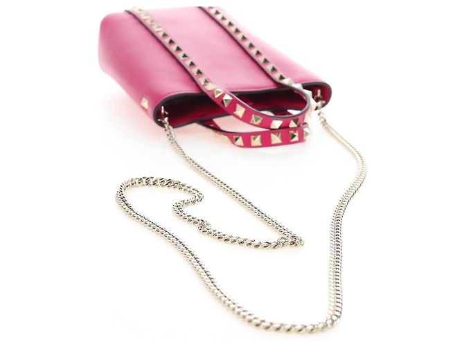 Borsa VALENTINO in pelle 2way Rosa Tonalità Oro Auth ki6698V - vista 8