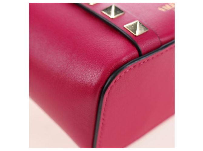 Borsa VALENTINO in pelle 2way Rosa Tonalità Oro Auth ki6698V - vista 9