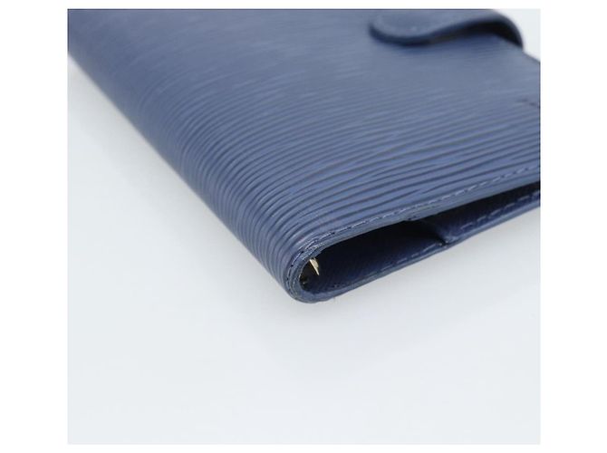 LOUIS VUITTON Epi Day Planner Cover Blue R20055 LV Auth ar14120 Azul - vista 14