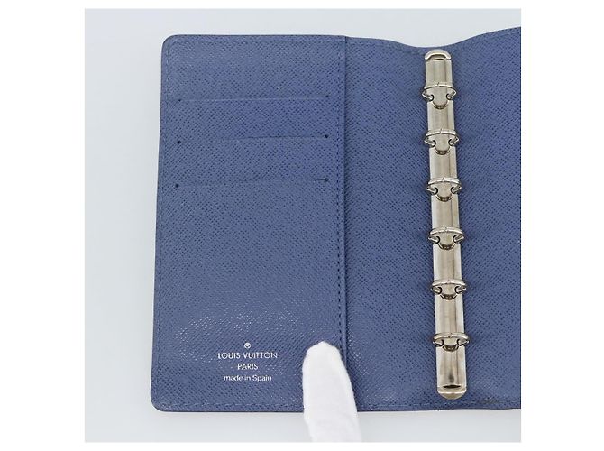 LOUIS VUITTON Epi Day Planner Cover Blue R20055 LV Auth ar14120 Azul - vista 18