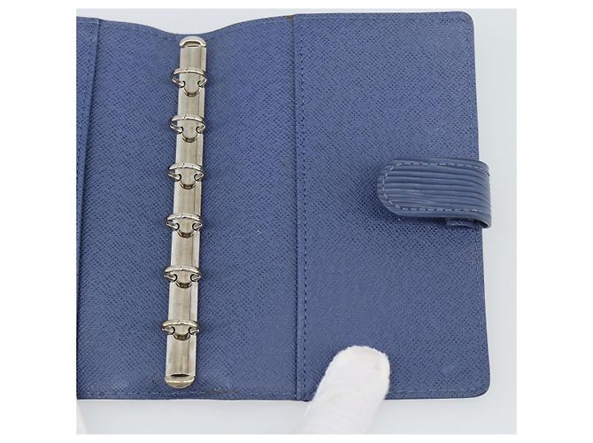 LOUIS VUITTON Epi Day Planner Cover Blue R20055 LV Auth ar14120 Azul - vista 19
