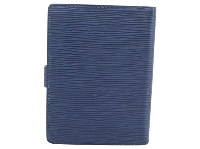LOUIS VUITTON Epi Day Planner Cover Blue R20055 LV Auth ar14120 Azul - vista 2