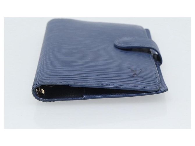 LOUIS VUITTON Epi Day Planner Cover Blue R20055 LV Auth ar14120 Azul - vista 6