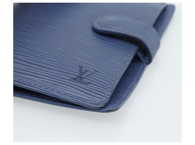 LOUIS VUITTON Epi Day Planner Cover Blue R20055 LV Auth ar14120 Azul - vista 7