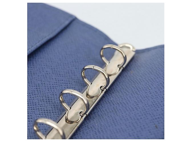 LOUIS VUITTON Epi Day Planner Cover Blue R20055 LV Auth ar14120 Azul - vista 9