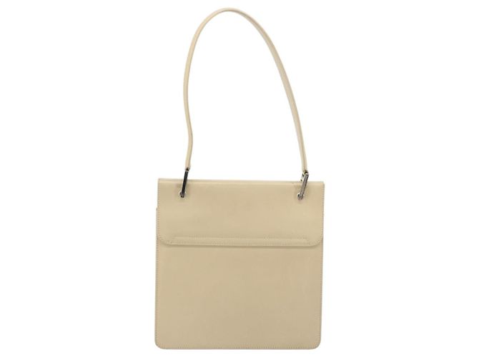 Borsa GUCCI in pelle Beige Argento 007 406 0265 Auth 194023 - vista 2
