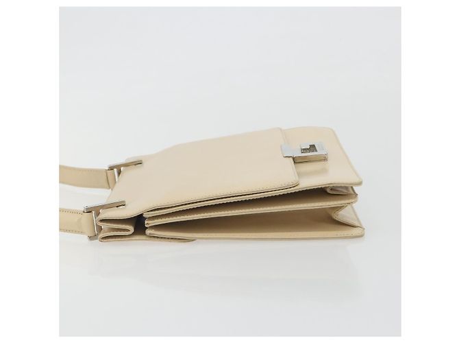 Borsa GUCCI in pelle Beige Argento 007 406 0265 Auth 194023 - vista 4