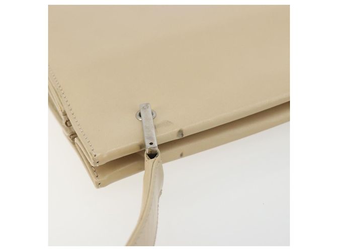 Borsa GUCCI in pelle Beige Argento 007 406 0265 Auth 194023 - vista 7
