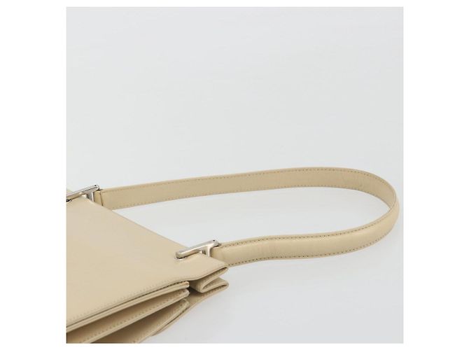 Borsa GUCCI in pelle Beige Argento 007 406 0265 Auth 194023 - vista 9