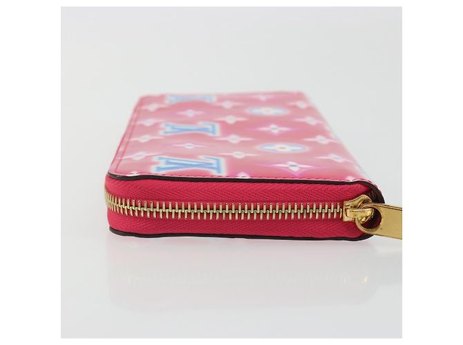 LOUIS VUITTON Vernis Zippy Long Wallet Valentine's Day 2022 M81154 Auth 188500M Rosa - vista 4