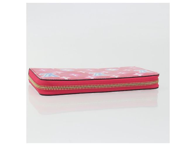 LOUIS VUITTON Vernis Zippy Long Wallet Valentine's Day 2022 M81154 Auth 188500M Rosa - vista 5