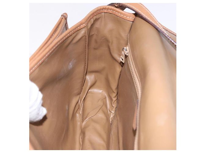 Céline Borsa a Spalla CELINE Macadam Canvas PVC Beige Oro Autentica 193532 D'oro - vista 20