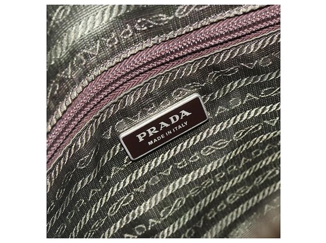 Borsa PRADA in pelle giallo argento Auth ep15629 - vista 19