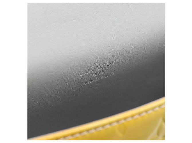LOUIS VUITTON Monogram Vernis Spring Street Hand Bag Gris M91029 LV Auth 194572 Grigio - vista 19