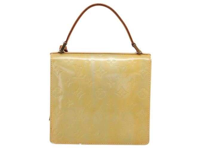 LOUIS VUITTON Monogram Vernis Spring Street Hand Bag Gris M91029 LV Auth 194572 Grigio - vista 2