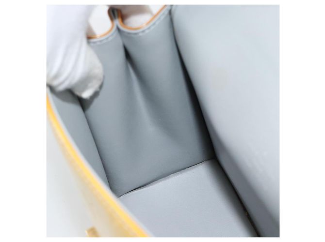 LOUIS VUITTON Monogram Vernis Spring Street Hand Bag Gris M91029 LV Auth 194572 Grigio - vista 21