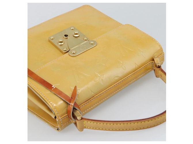LOUIS VUITTON Monogram Vernis Spring Street Hand Bag Gris M91029 LV Auth 194572 Grigio - vista 6