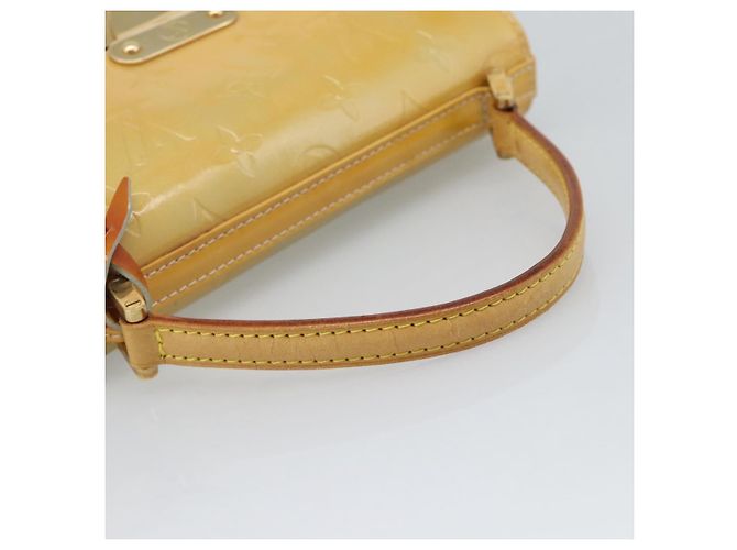 LOUIS VUITTON Monogram Vernis Spring Street Hand Bag Gris M91029 LV Auth 194572 Grigio - vista 7