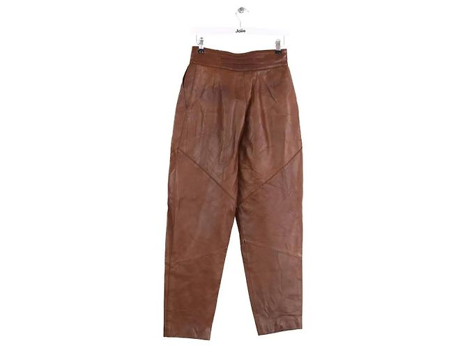 Autre Marque Braune gerade Hose - Ansicht 3