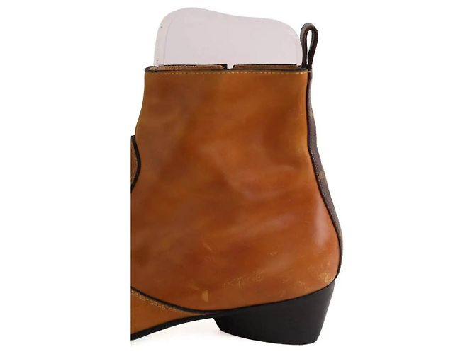 Louis Vuitton Leder Stiefeletten Camel Größe 40 Kamel - Ansicht 4