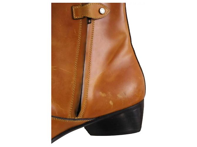 Louis Vuitton Leder Stiefeletten Camel Größe 40 Kamel - Ansicht 6