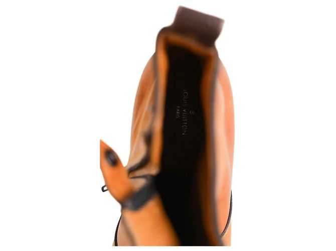 Louis Vuitton Leder Stiefeletten Camel Größe 40 Kamel - Ansicht 7