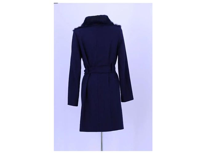 Abrigo de lana azul Pinko - vista 4