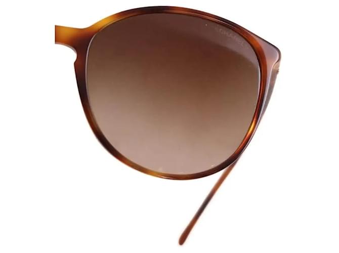 Gafas de sol Chanel marrones de plástico Castaño - vista 4