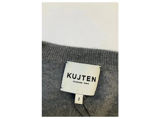 Autre Marque Pull en cachemire anthracite Gris anthracite - vue 5