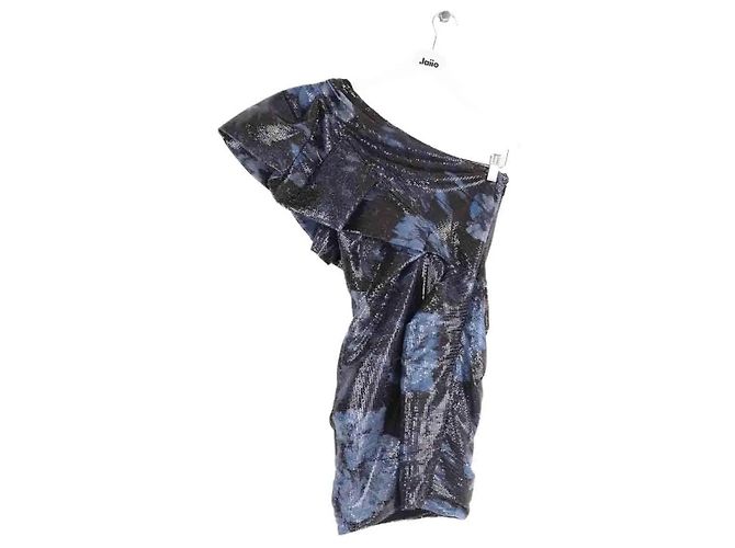 Alexandre Vauthier Kleid mit Pailletten Blau - Ansicht 3