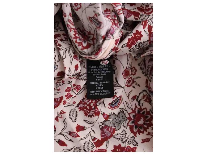 Abito in seta multicolore Isabel Marant - vista 6