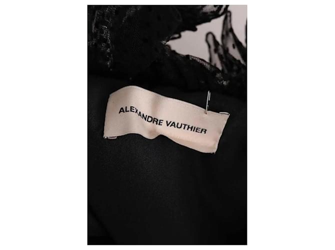 Alexandre Vauthier Schwarze Bluse - Ansicht 5