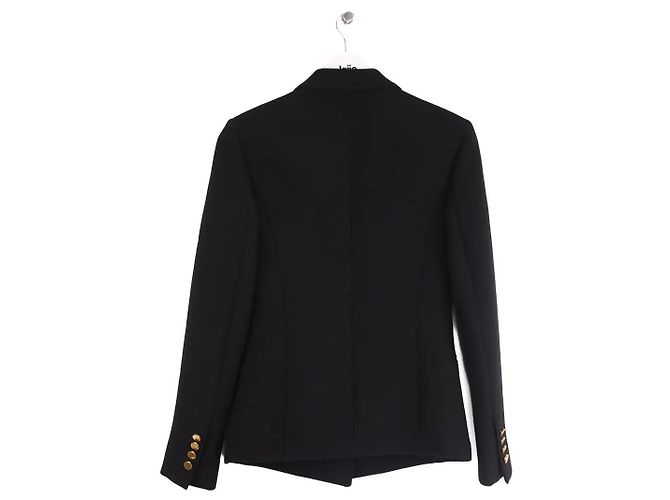 Blazer de lana negro Céline - vista 3
