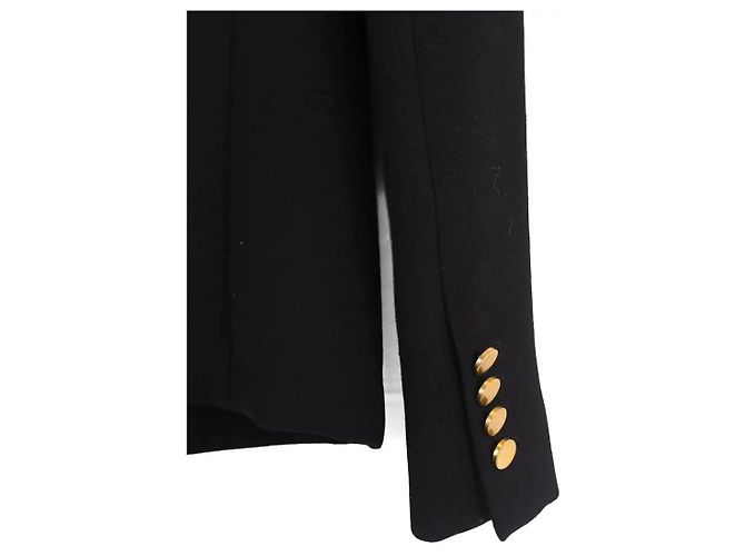 Blazer de lana negro Céline - vista 5