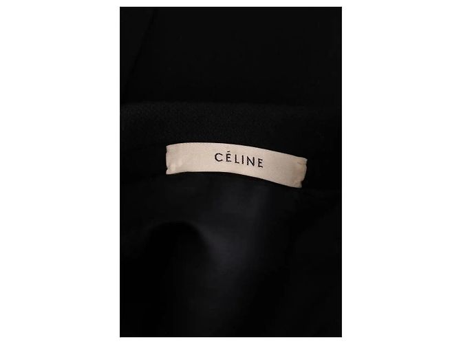 Blazer de lana negro Céline - vista 6