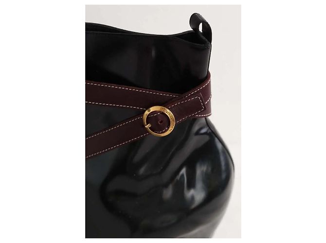Décolleté Louis Vuitton in pelle nera taglia 39 Nero - vista 5