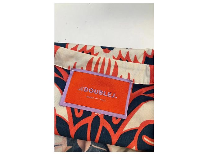 Autre Marque La DoubleJ Baumwollkleid Weiß - Ansicht 6