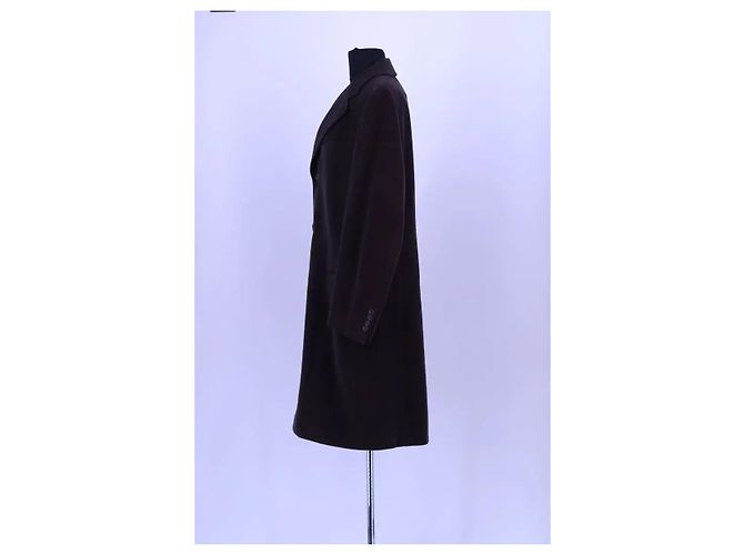 Lanvin Brown Wool Coat - view 3