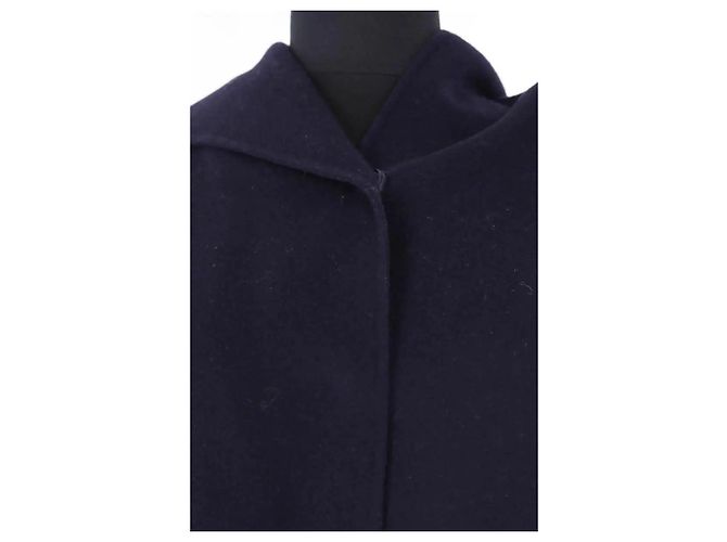 Abrigo Max Mara de lana azul marino - vista 2