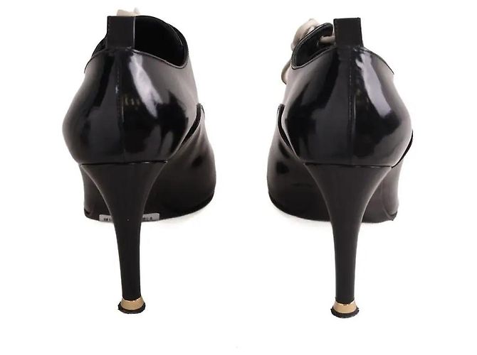 Botas Louis Vuitton de charol negro Talla 40 - vista 2