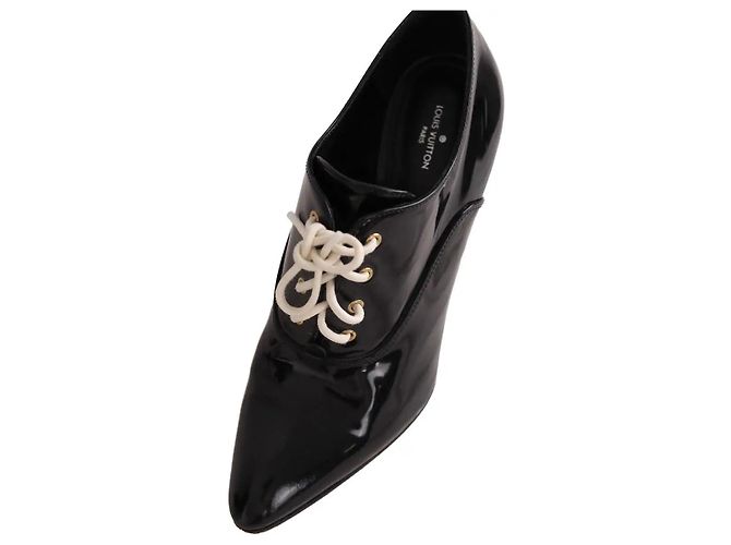 Botas Louis Vuitton de charol negro Talla 40 - vista 5