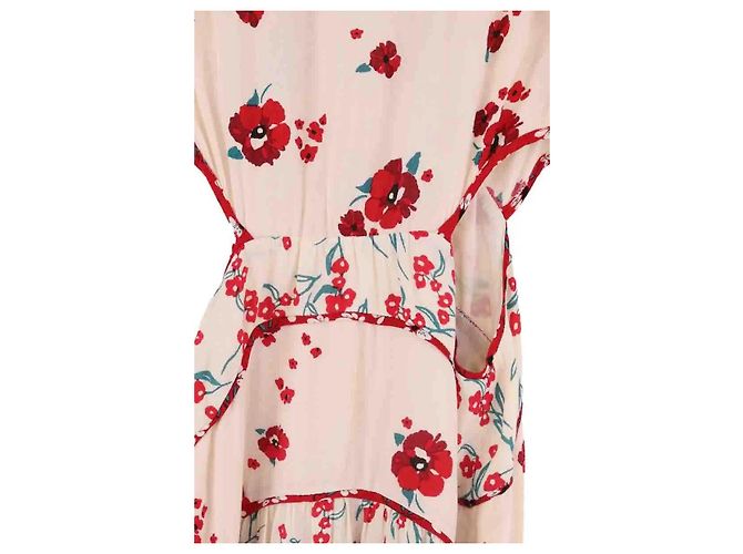 Vestido Ba&Sh de viscosa beige - vista 4