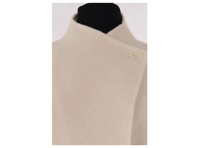 Maje wool coat ecru Cream - view 2