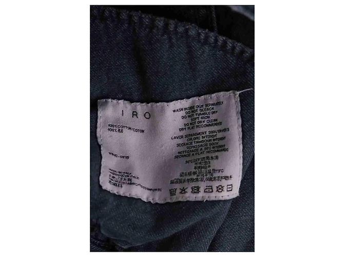 Chaqueta Iro de algodón azul - vista 6