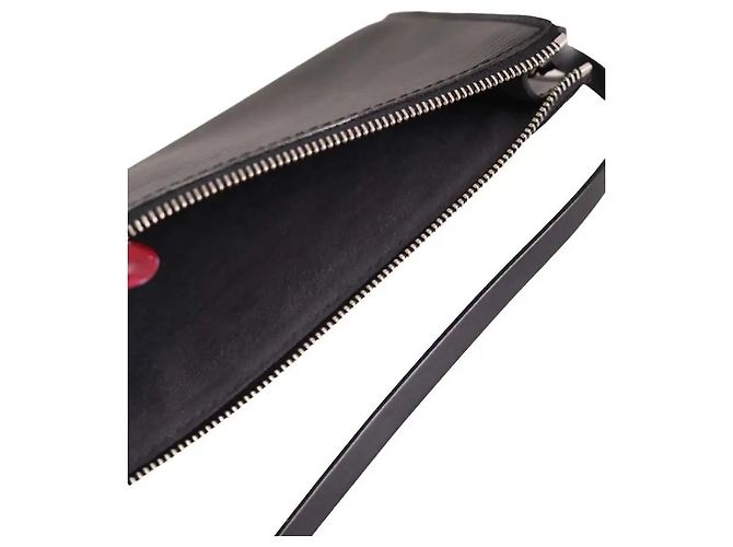 Clutch Louis Vuitton Epi in pelle nera Nero - vista 6