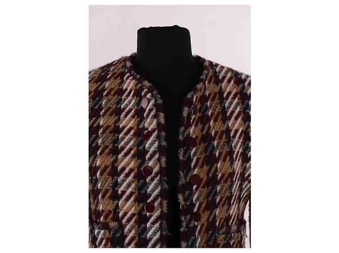 Sandro multicolor wool jacket Multiple colors - view 2