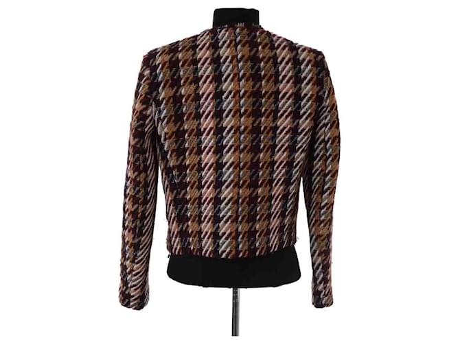 Sandro multicolor wool jacket Multiple colors - view 4