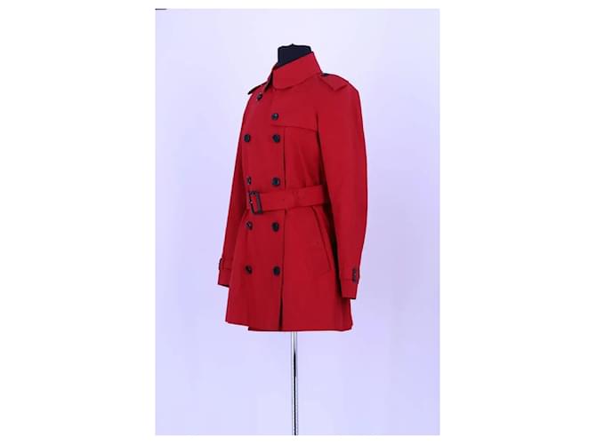 Burberry Gabardina de algodón roja - vista 2